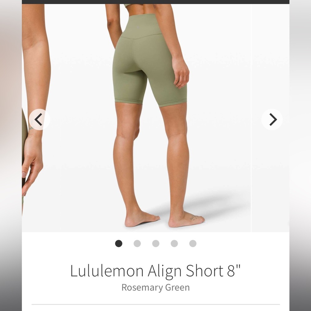 Lululemon align biker shorts